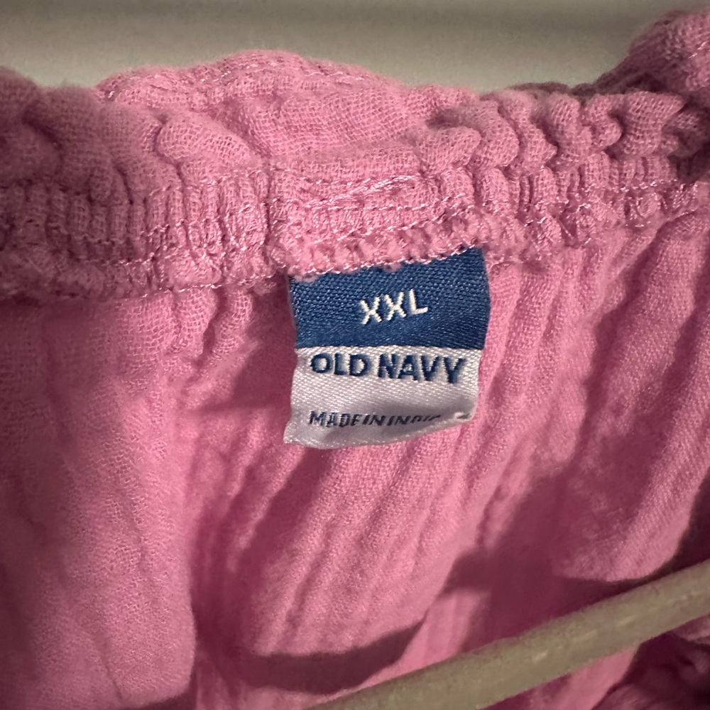 Old Navy Pink Gauze Blouse - Picture 2 of 3